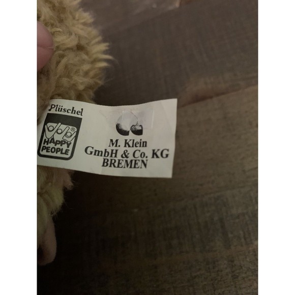 Vtg M. Klein & Co MUSICAL Teddy Bear Pluschel Happy People GmbH Breman Valentine - Picture 13 of 14